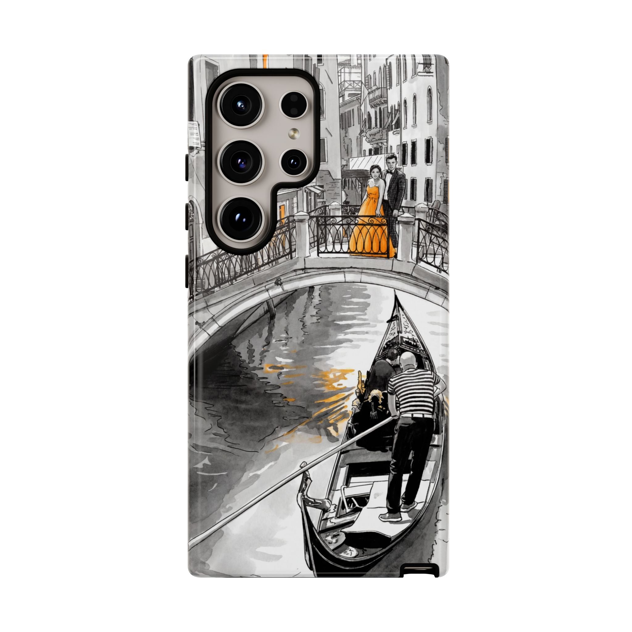 Venice Gondola Samsung Galaxy Case | Romantic Canal Scene Protective Case