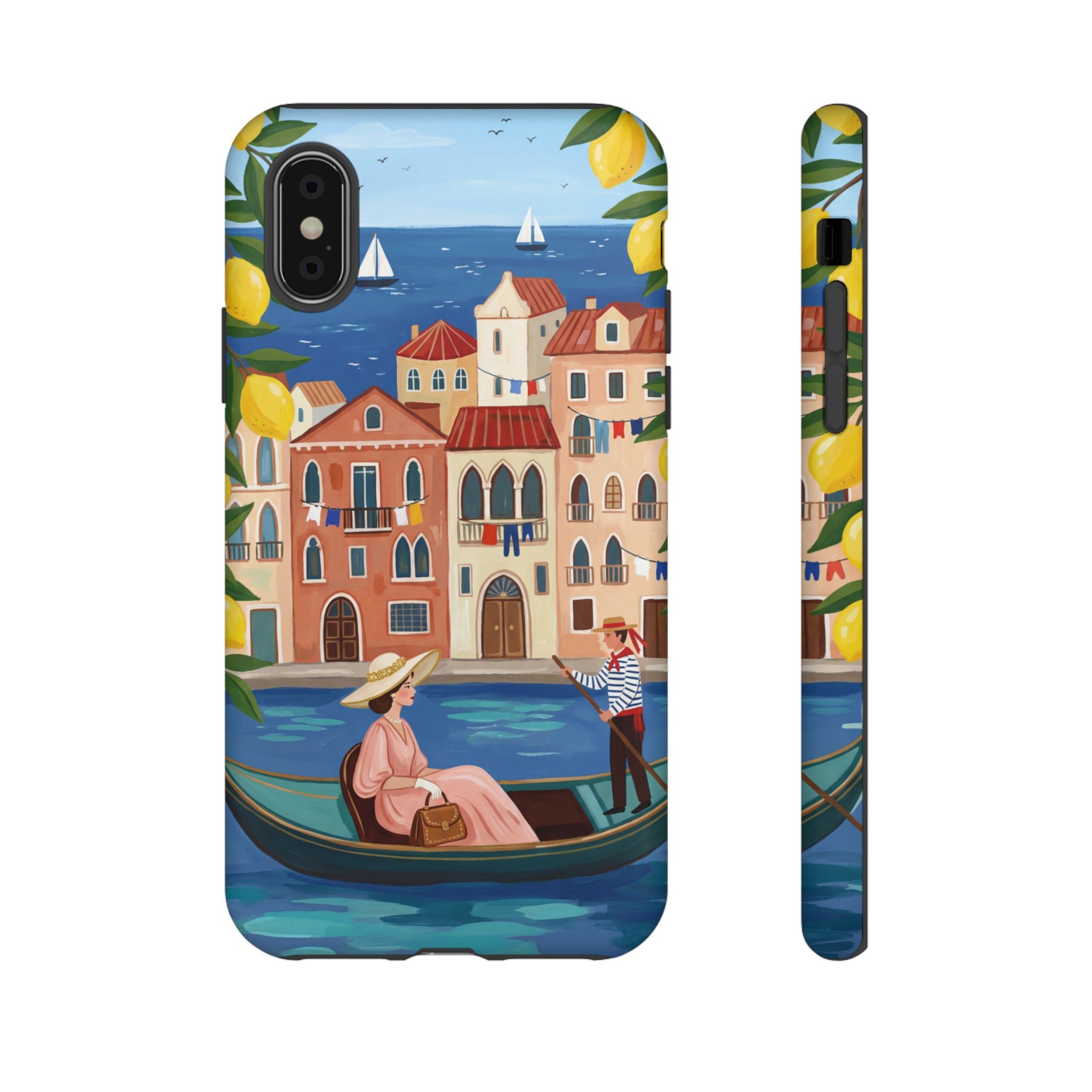 Venetian Gondola iPhone Case | Lemon Coast Waterfront Travel