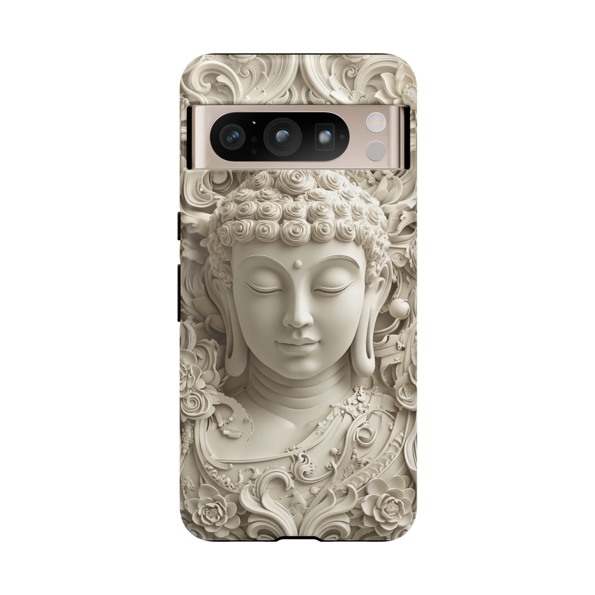 Buddha Relief Google Pixel Case — Serene Zen Protective Phone Cover