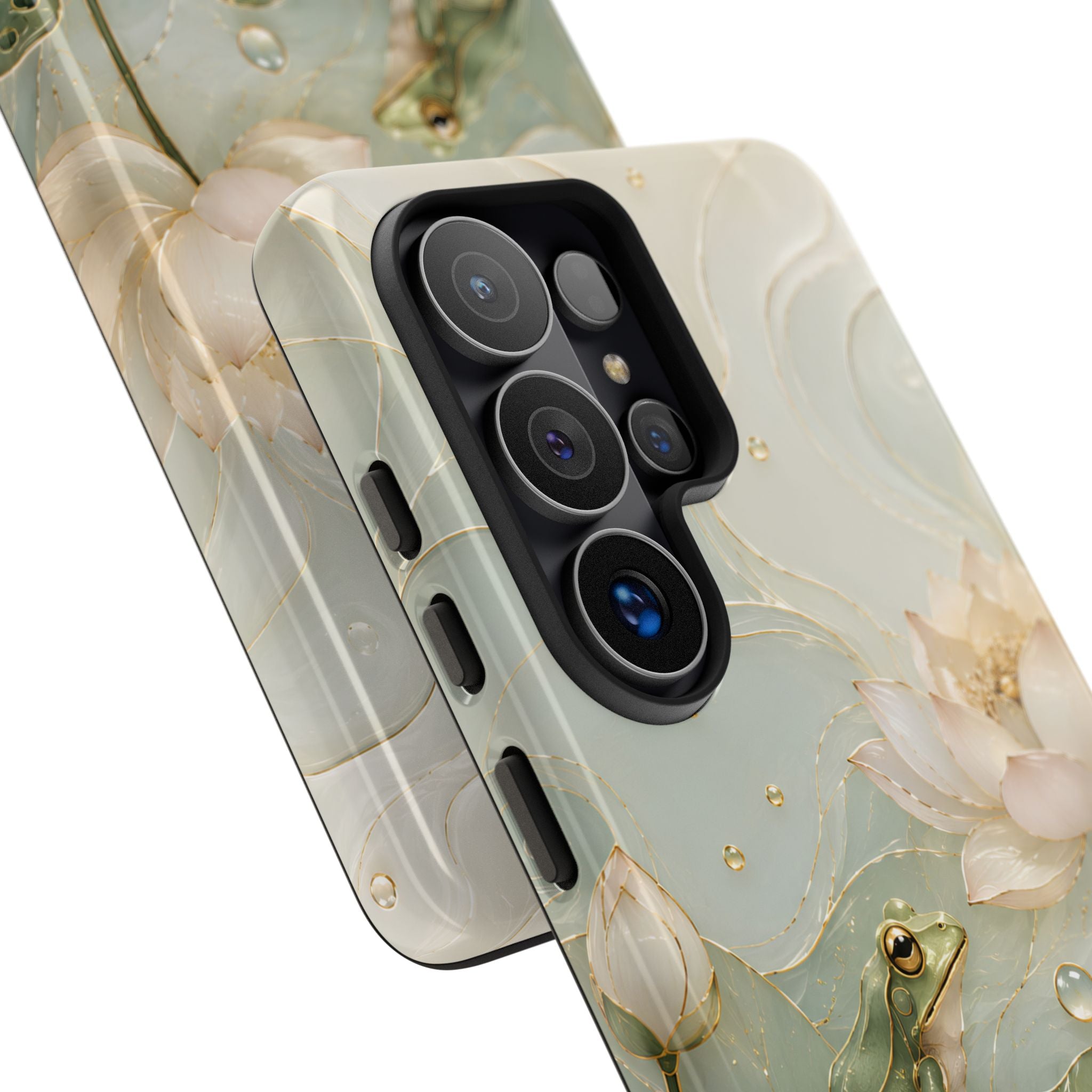 Lotus Frog Samsung Galaxy Phone Case | Water Lily Phone Case