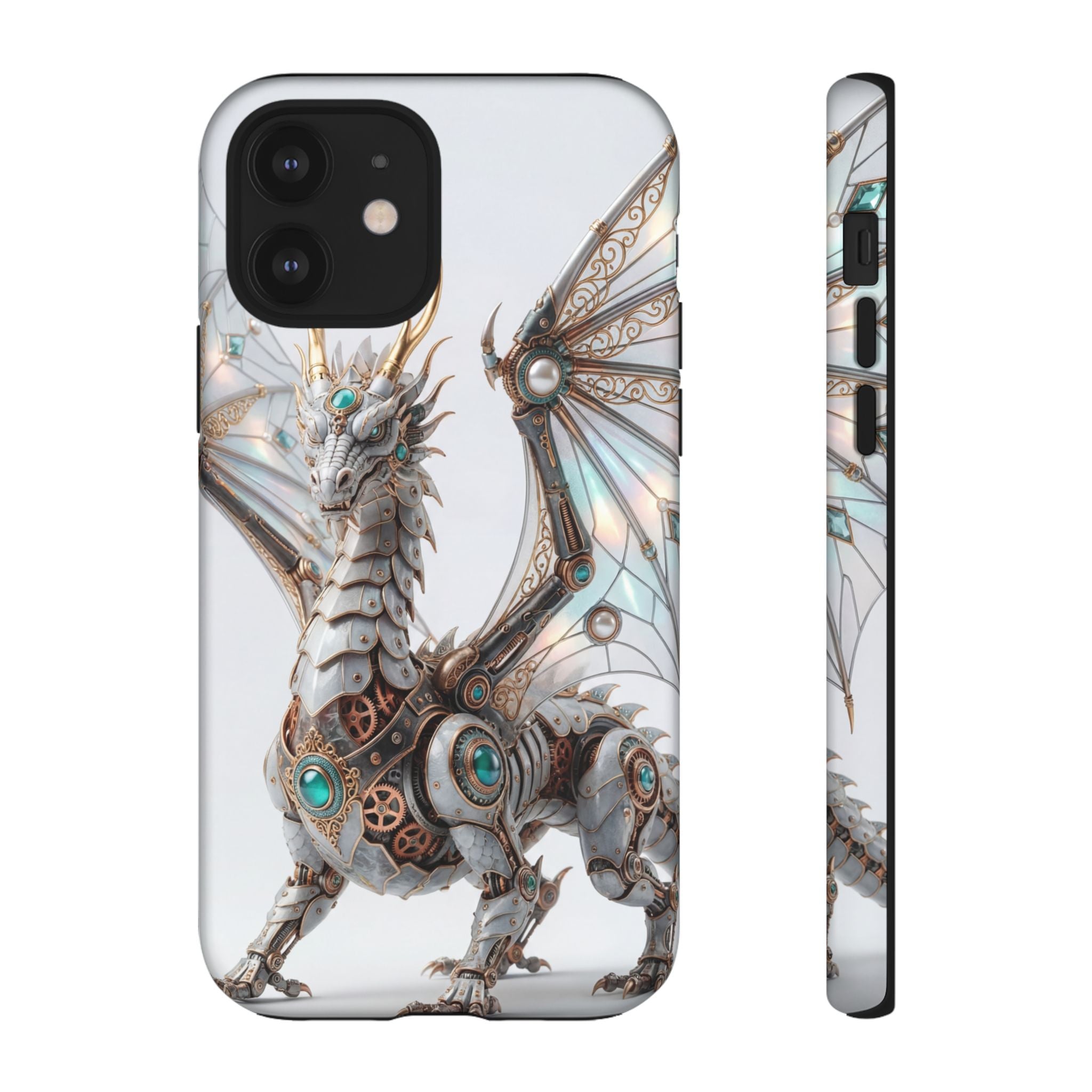 Steampunk Mechanical Dragon iPhone Case — Fantasy Armor Protective Cover