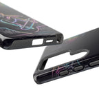 Neon Skateboard Samsung Galaxy Phone Case | Glow Skatepark Protective Cover