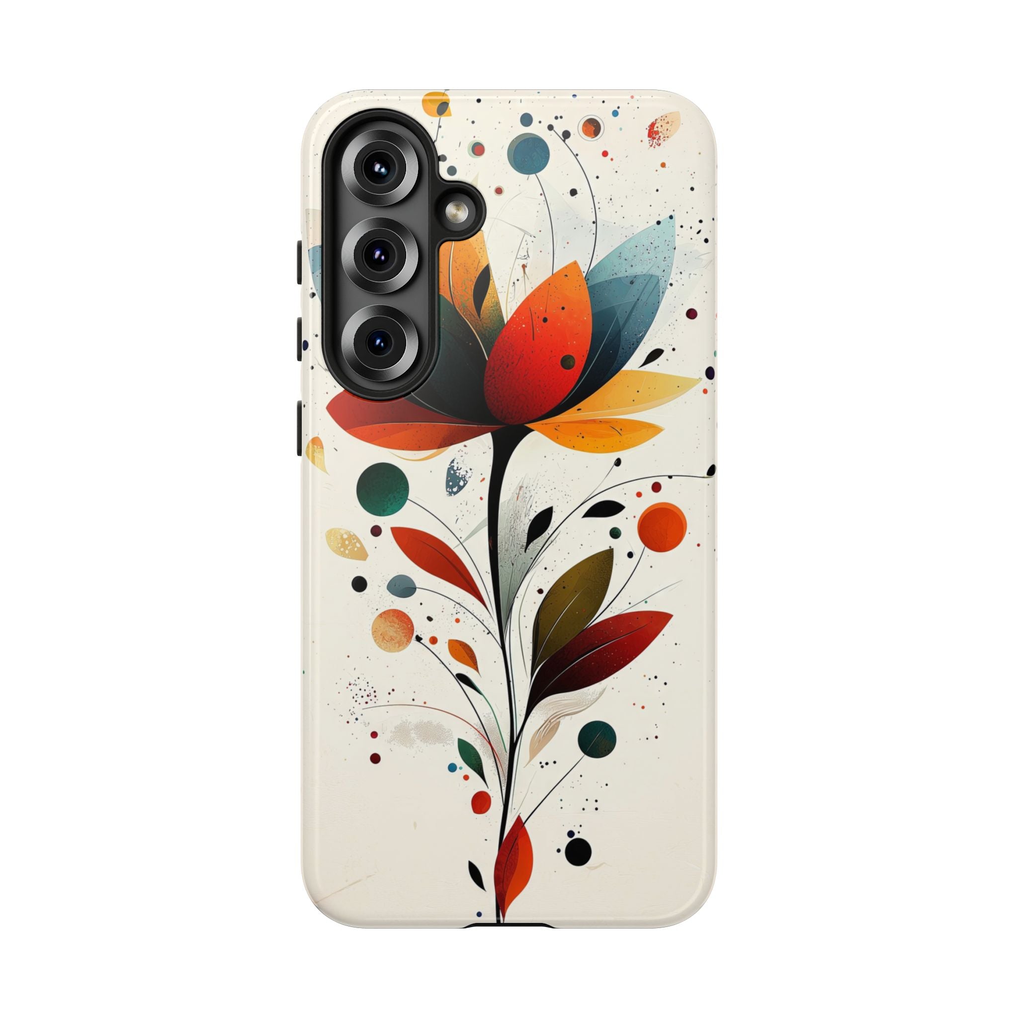 Floral Art Samsung Galaxy Case | Colourful Abstract Bloom