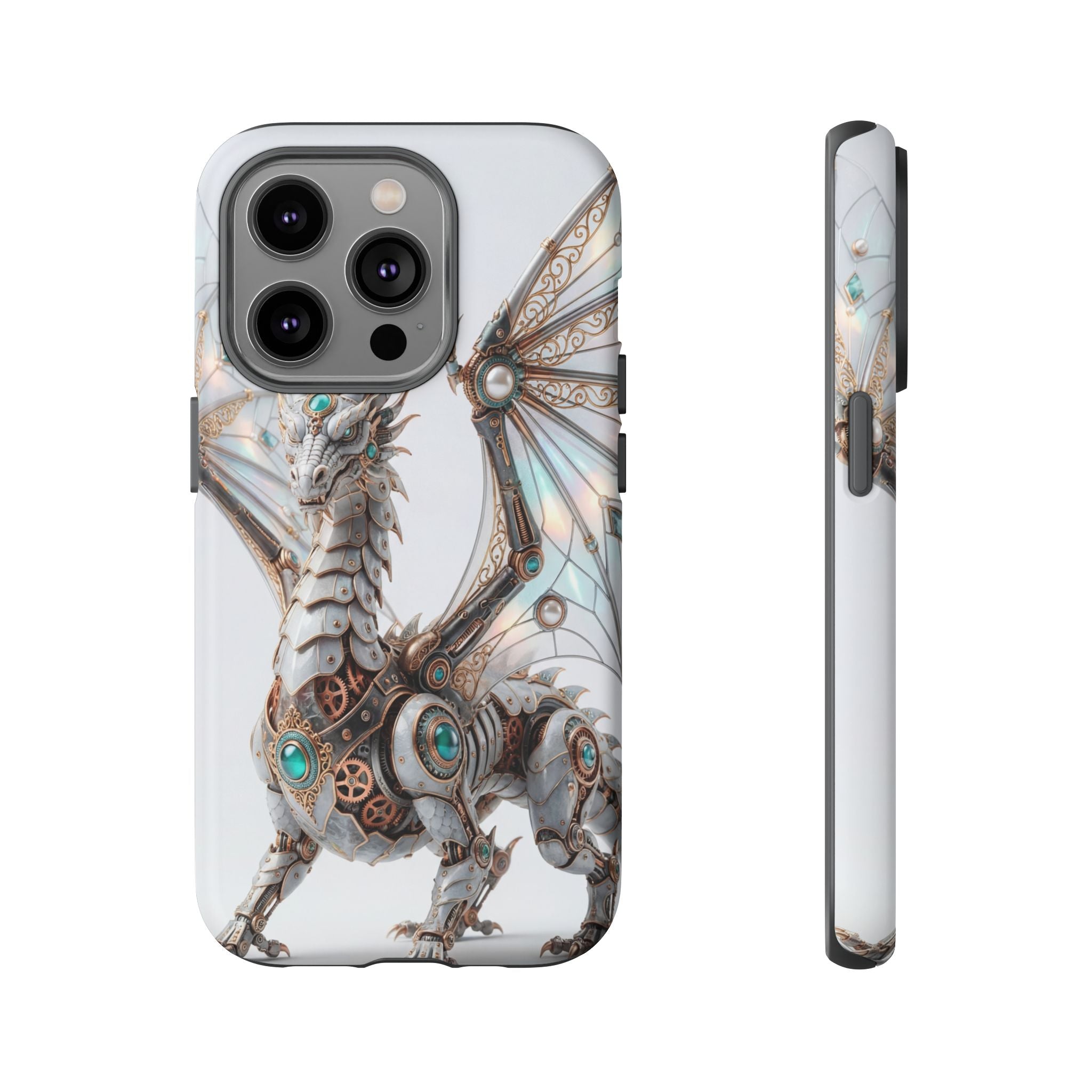 Steampunk Mechanical Dragon iPhone Case — Fantasy Armor Protective Cover