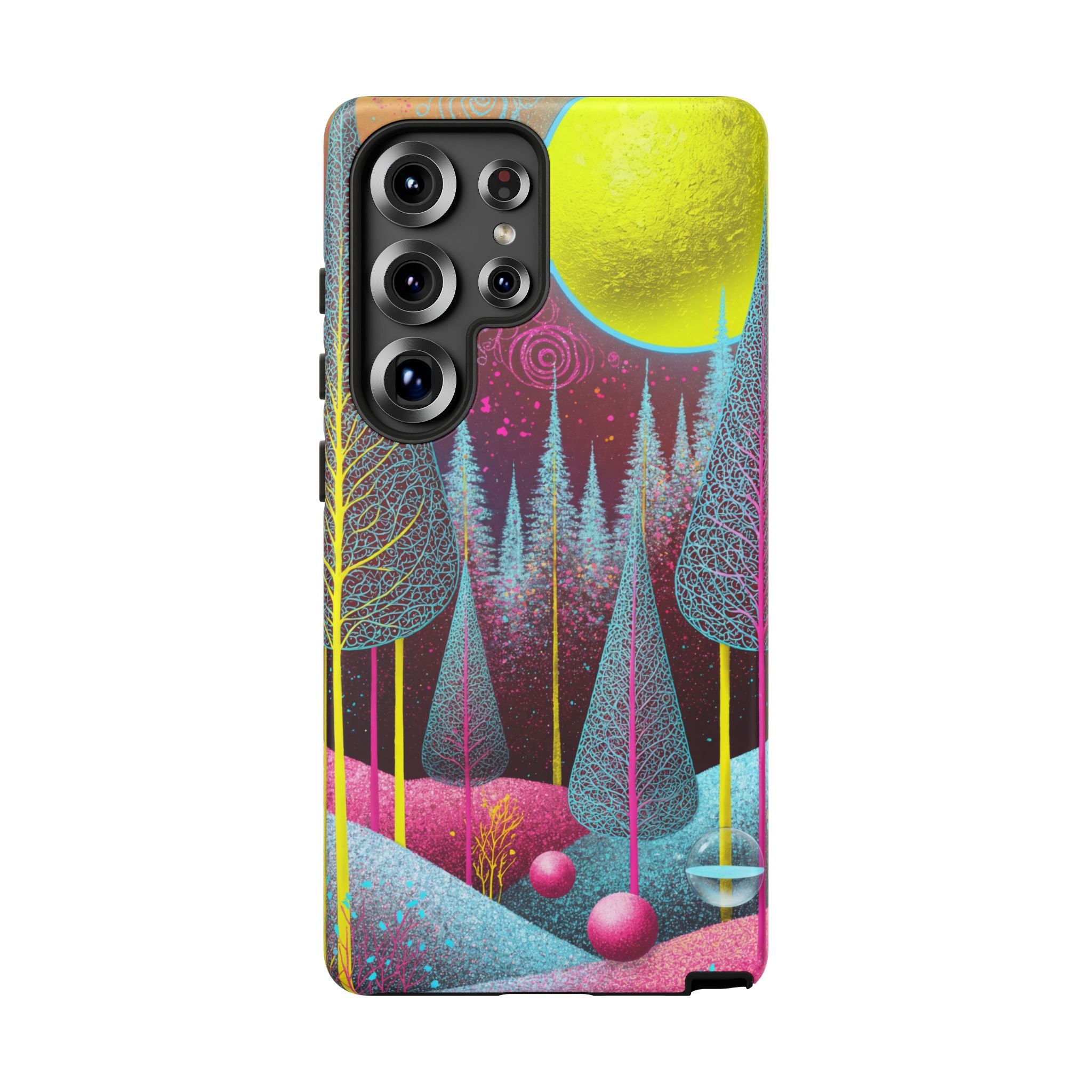 Neon Dreamscape Forest Samsung Galaxy Case