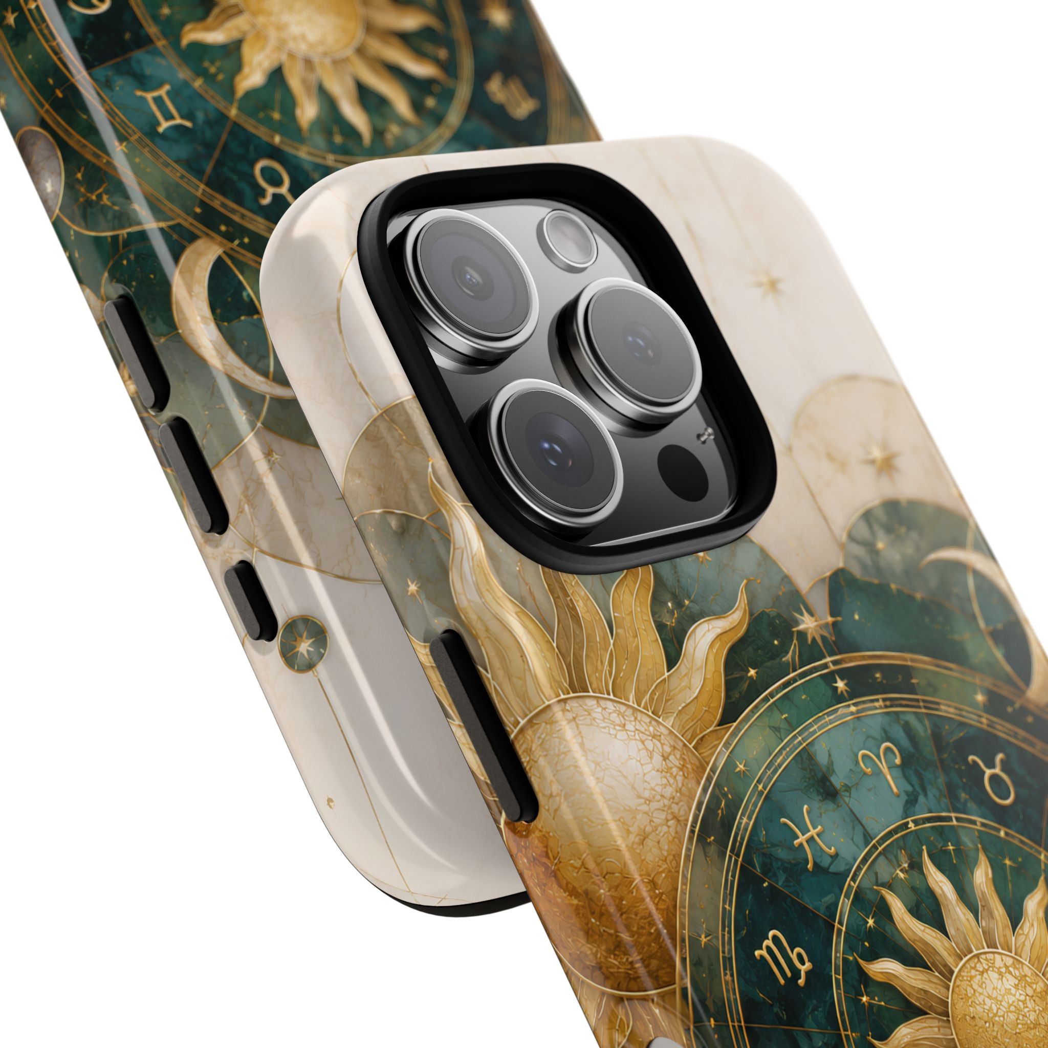 Celestial Sun iPhone Case | Zodiac Wheel iPhone Case