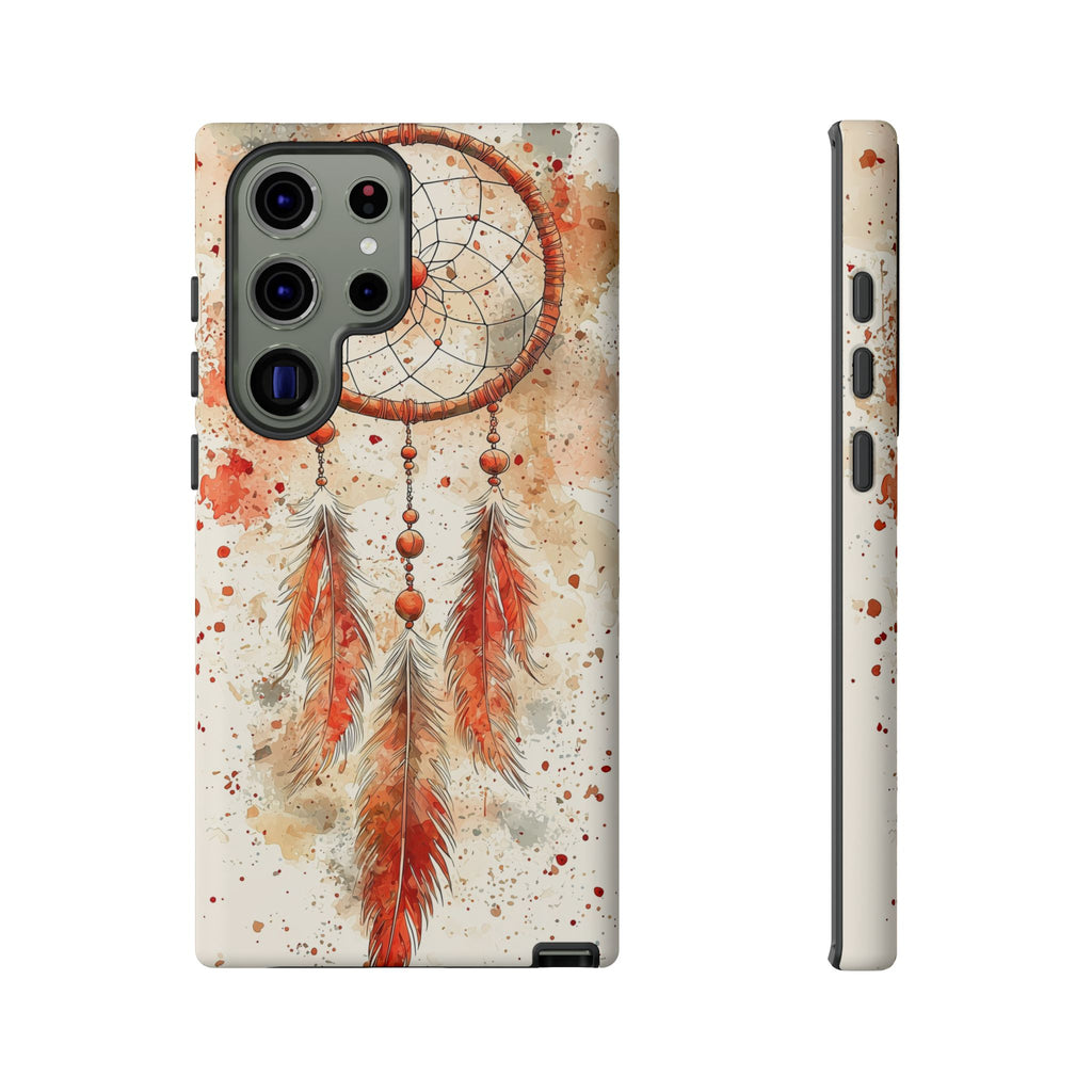 Dreamcatcher Tough Samsung Galaxy Case | Watercolour Feather