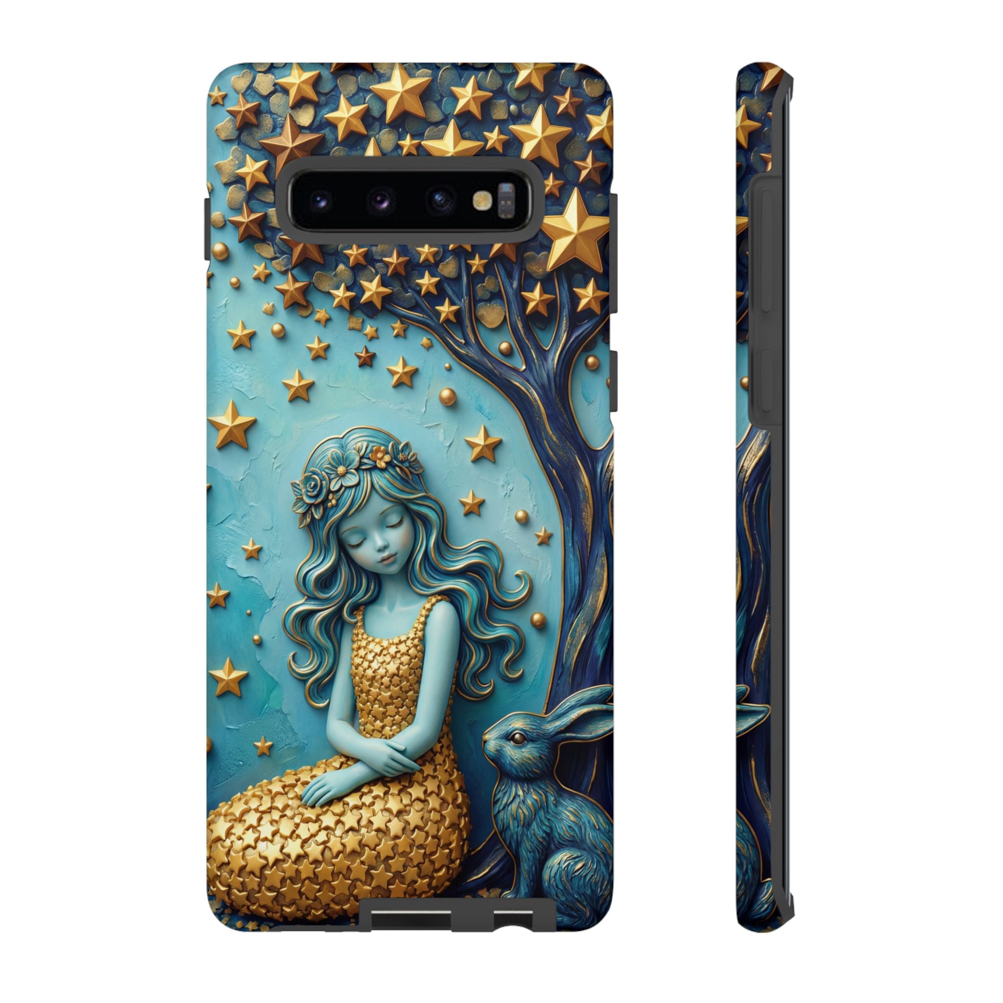 Dreamy Maiden & Star Tree Samsung Galaxy Phone Case