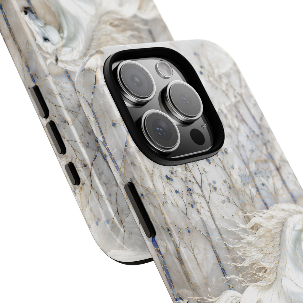 White Horse iPhone Case | Winter Forest iPhone Case