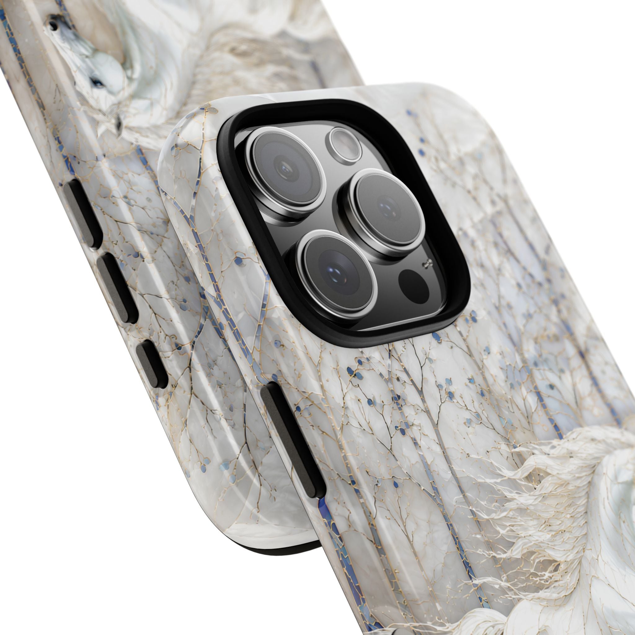 White Horse iPhone Case | Winter Forest iPhone Case