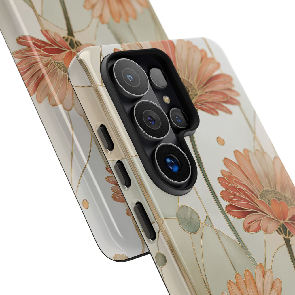 Gerbera Daisy iPhone Case | Stained Glass Floral iPhone Case