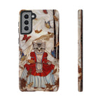 Custodia per Samsung Galaxy con motivo principessa gatto vintage