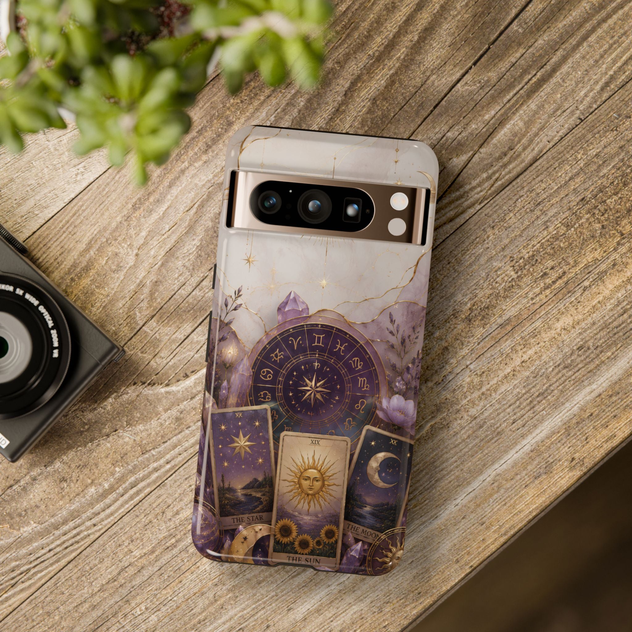 Tarot Google Pixel Phone Case | Celestial Crystal Astrology Phone Case