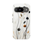 Floral Breeze Tough Google Pixel Case | Minimal Neutral Botanical Design