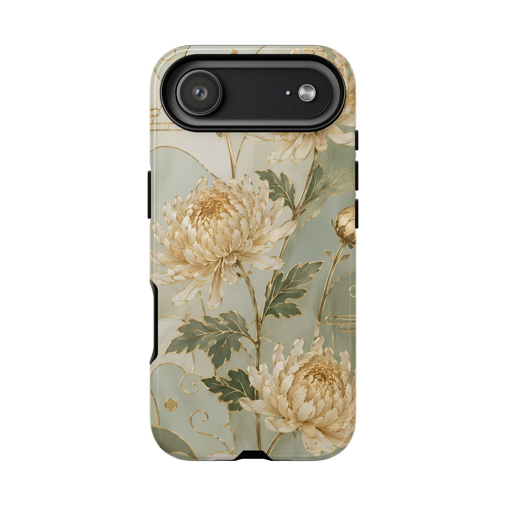 Chrysanthemum iPhone Case | Vintage Floral iPhone Case