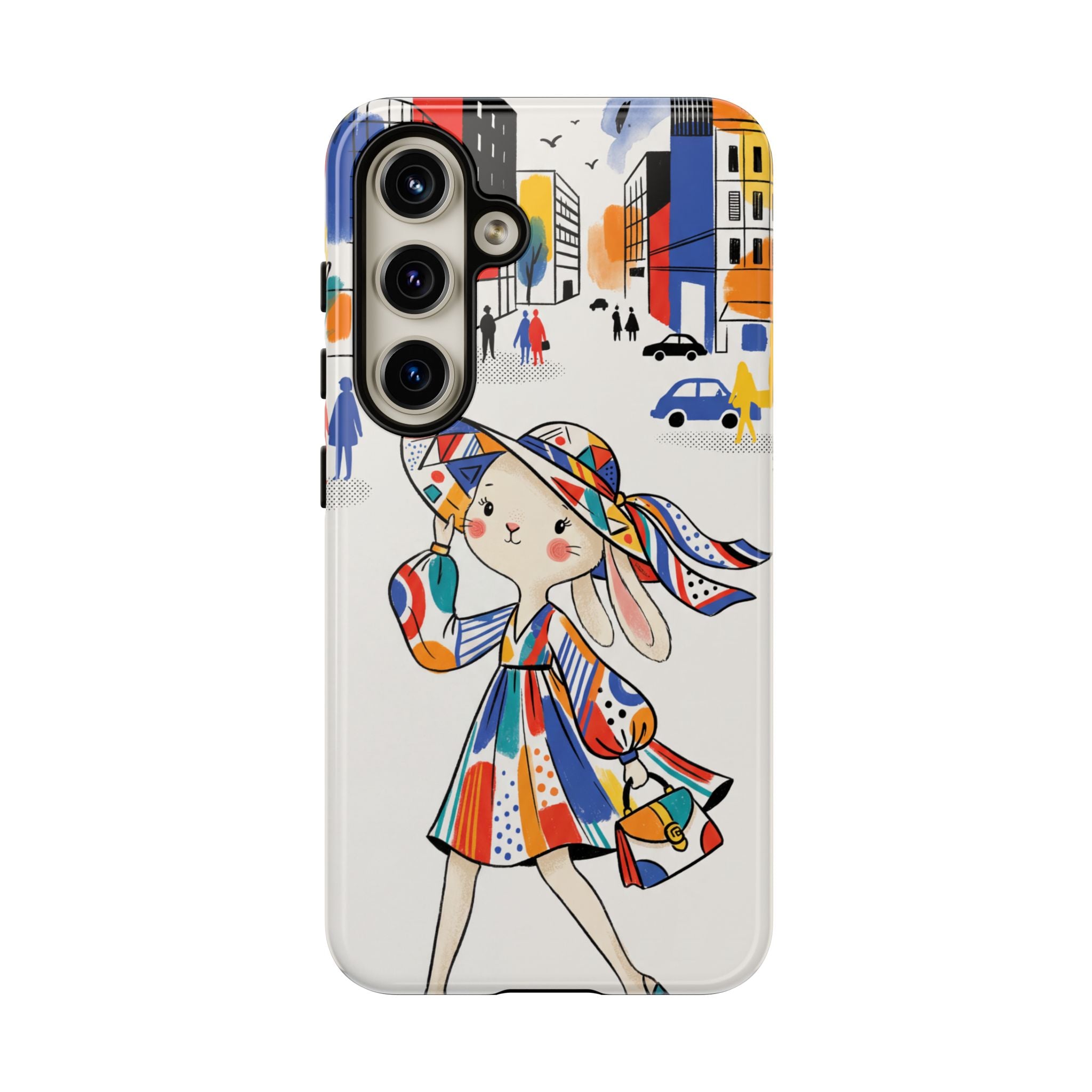 Chic Bunny City Samsung Galaxy Phone Case