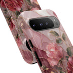 Vintage Rose Google Pixel Phone Case | Floral Bouquet Art Cover