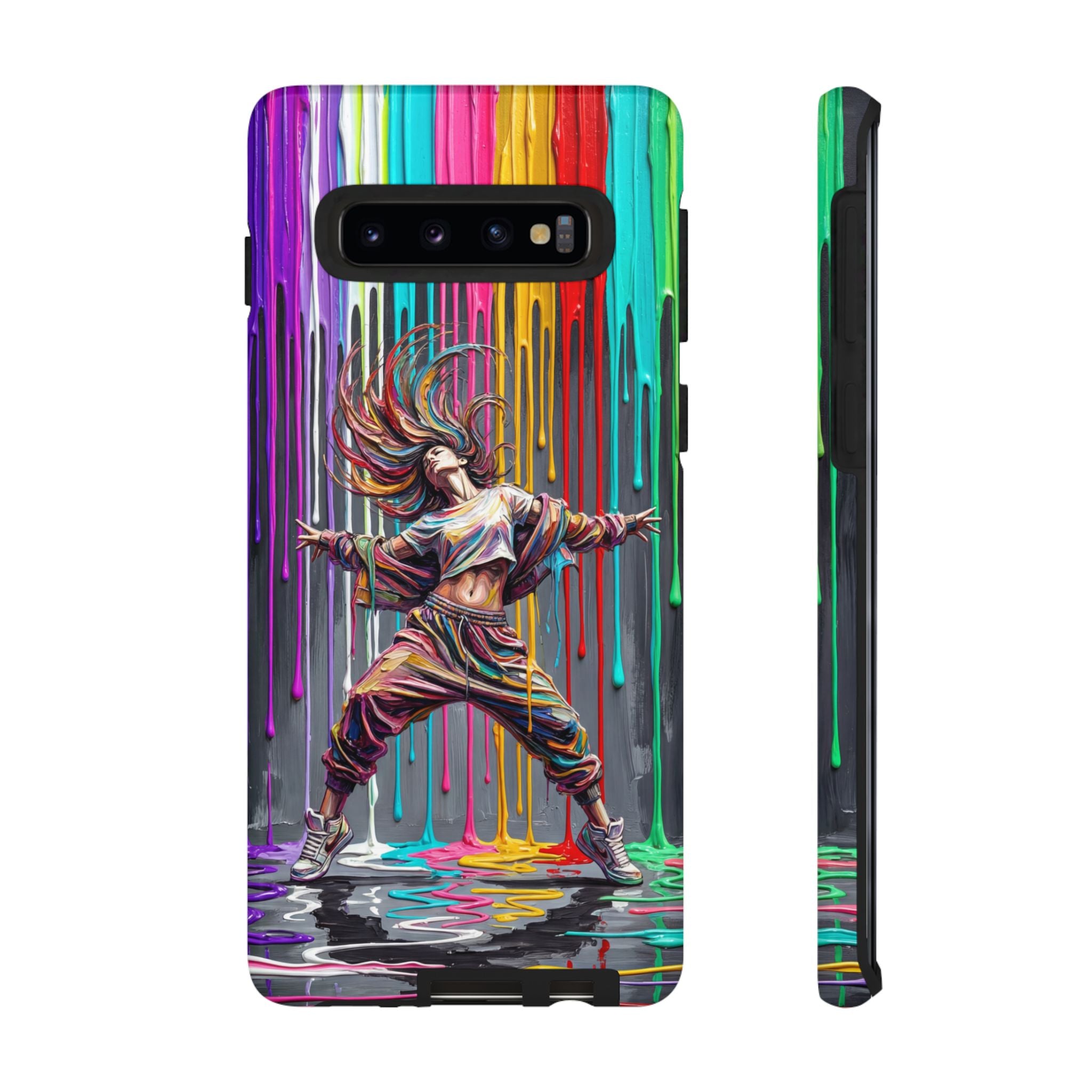 Samsung Galaxy Phone Case | Colorful Street Dance Drip Design