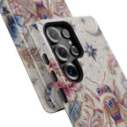 Floral Bee Moon Tough Samsung Galaxy Phone Case | Protective Artistic Phone Cover