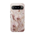 Stained Glass Orchid Google Pixel Phone Case | Pink Floral Protective Case