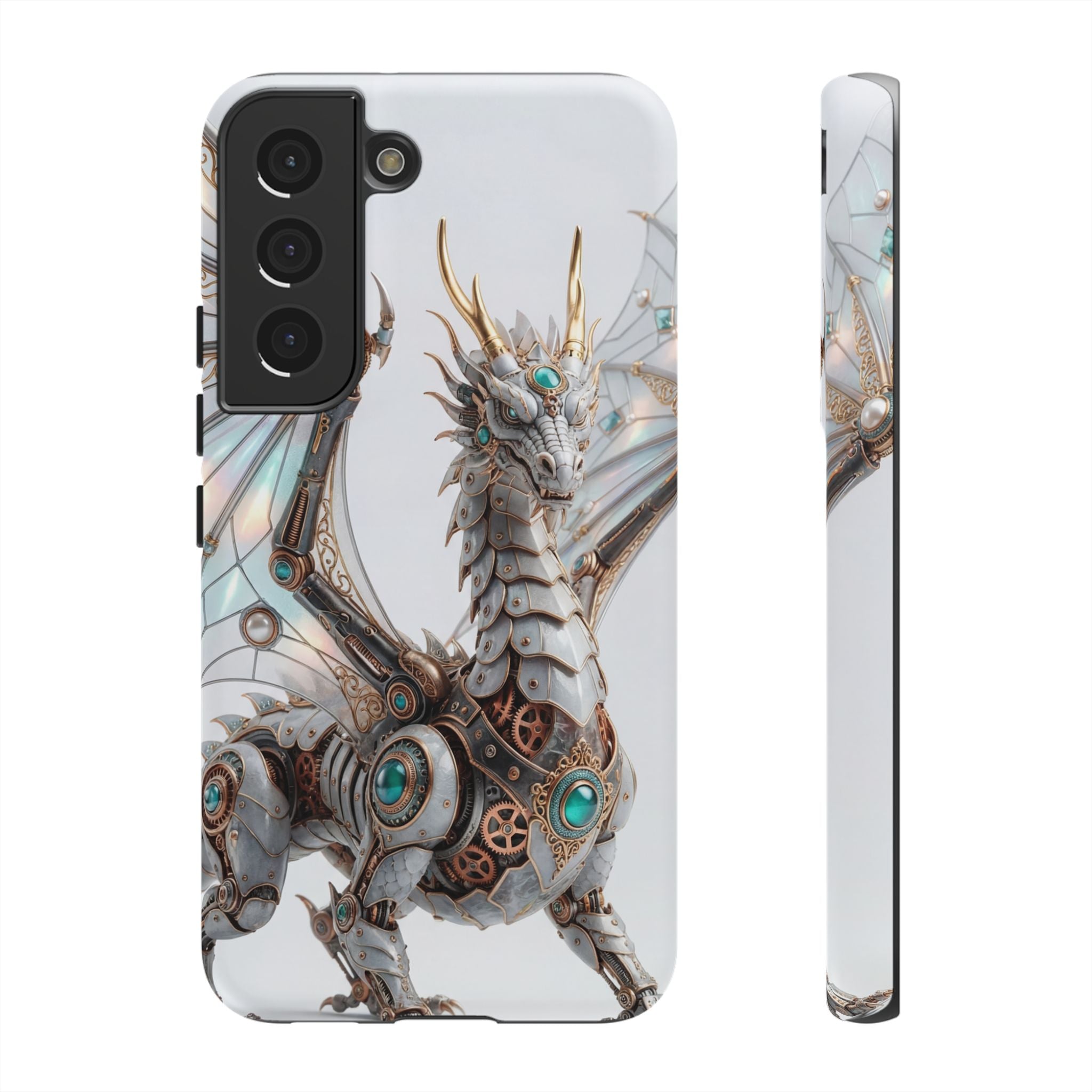 Steampunk Mechanical Dragon Samsung Galaxy Case — Fantasy Armor Protective Cover