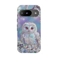 Pastel Floral  Mystical Barn Owl Google Pixel Case