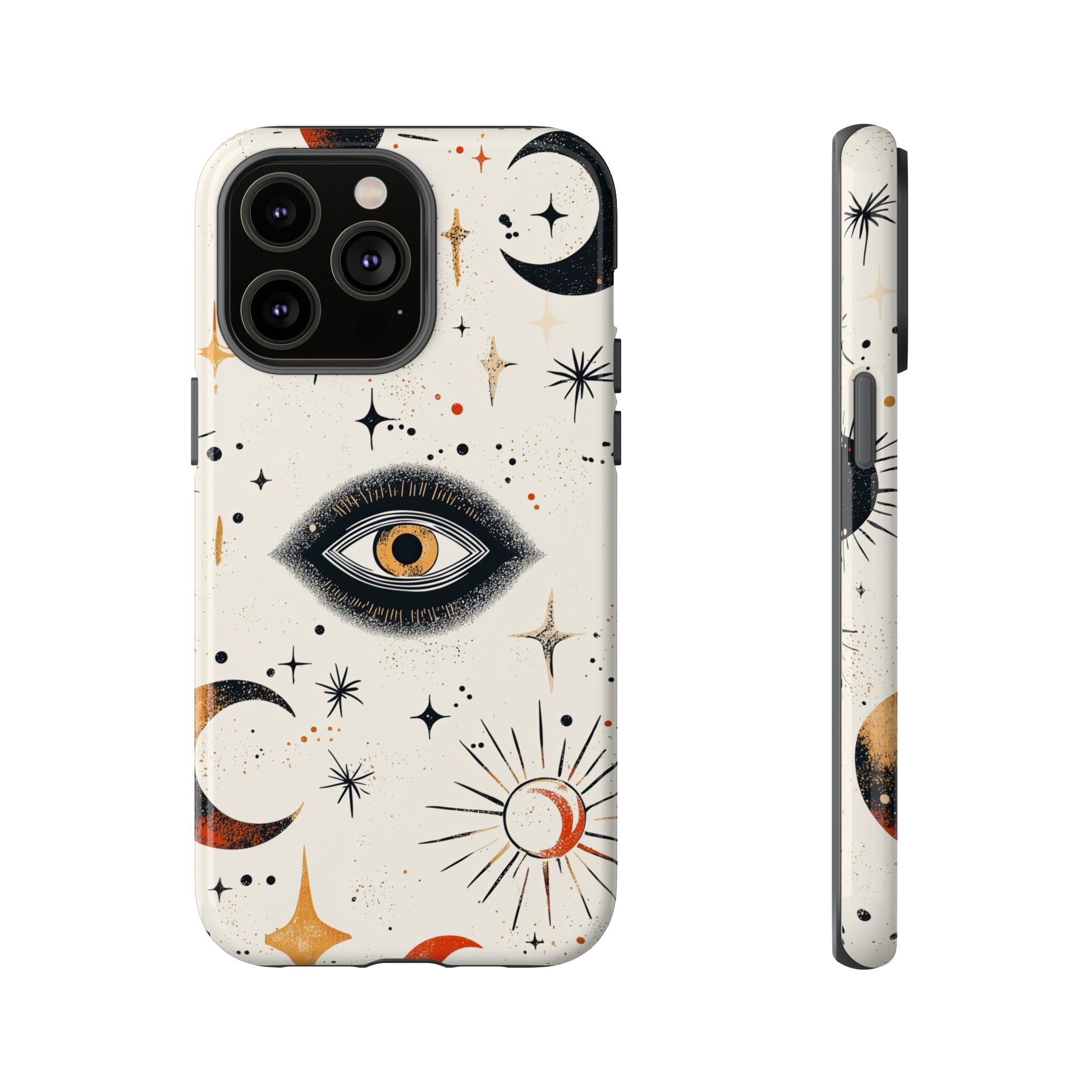 Mystic Eye iPhone Case | Celestial Moon & Star