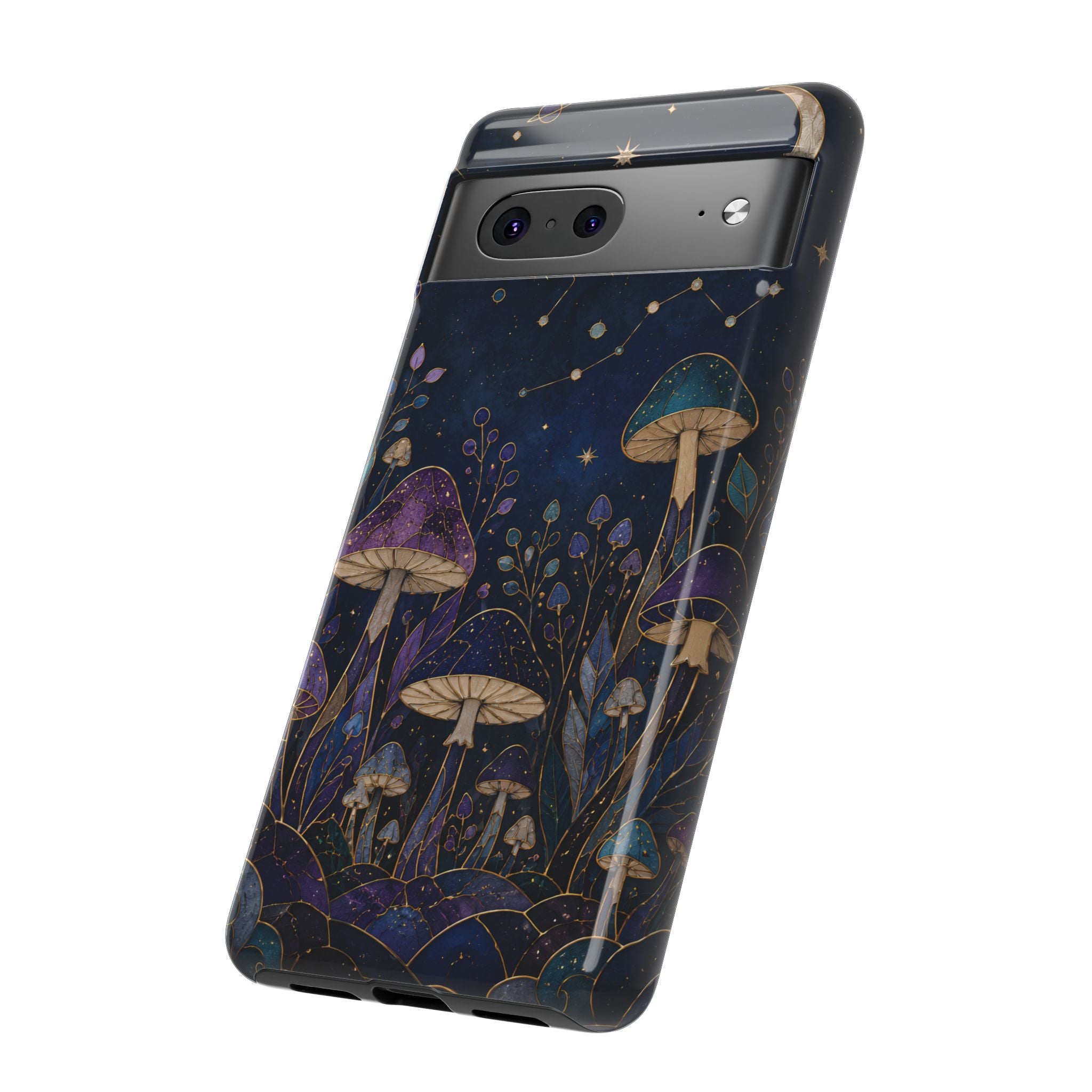 Mushroom Google Pixel Phone Case | Midnight Forest Phone Case