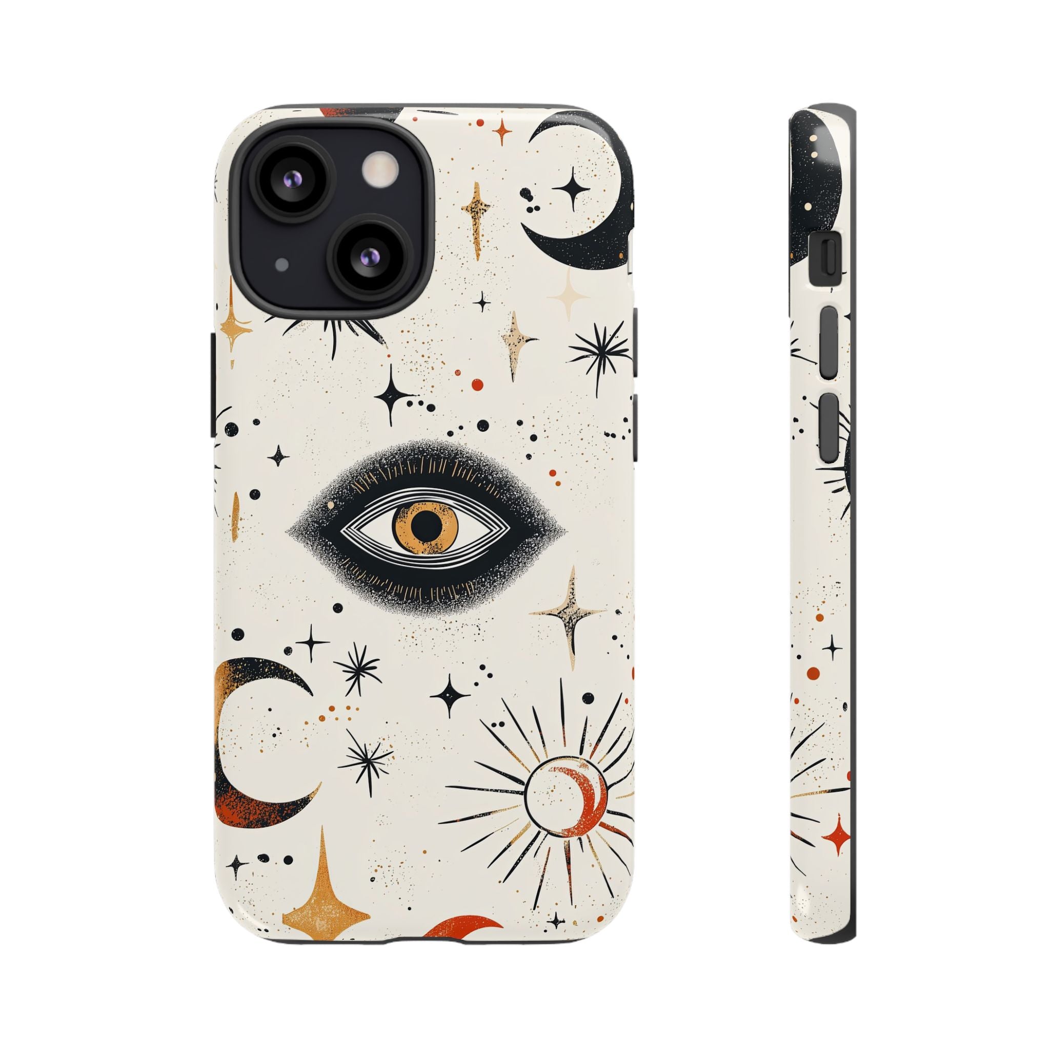 Mystic Eye iPhone Case | Celestial Moon & Star
