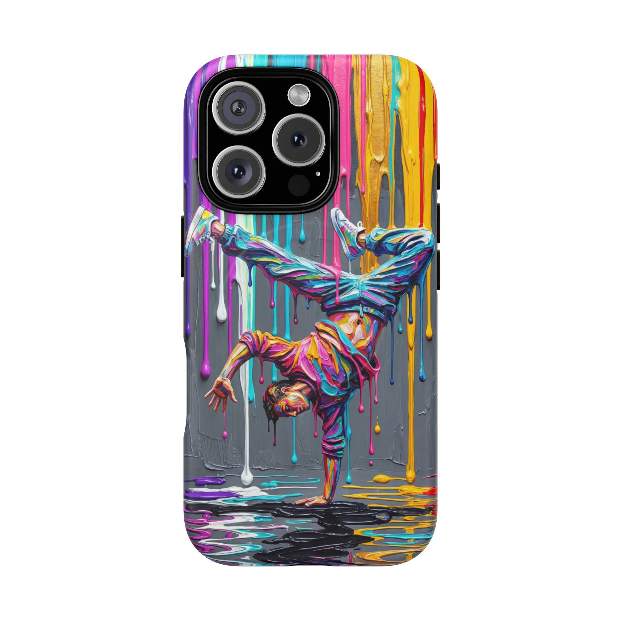 Colorful Breakdancer Graffiti Tough MagSafe Phone Case