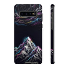 Mount Everest Neon Samsung Galaxy Phone Case | Dark Cosmic Climber Protective Cover