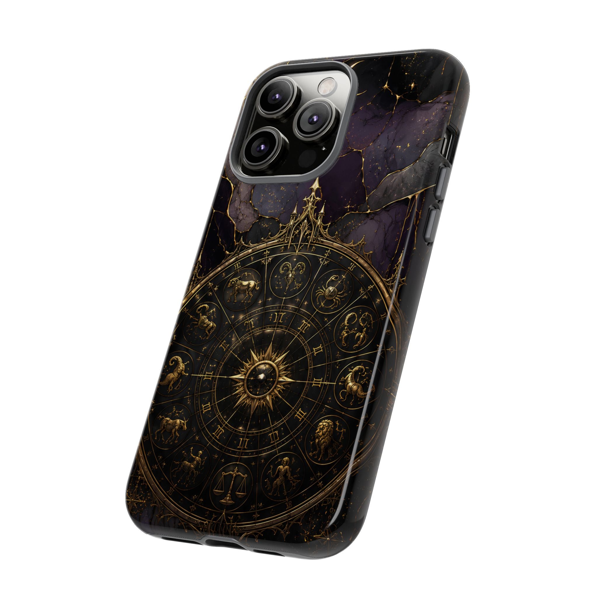Astrology Wheel iPhone Case | Vintage Zodiac iPhone Case