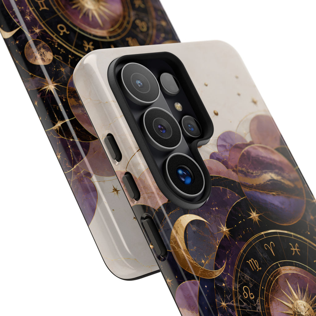 Vintage Zodiac Samsung Galaxy Phone Case | Celestial Moon Astrology Phone Case