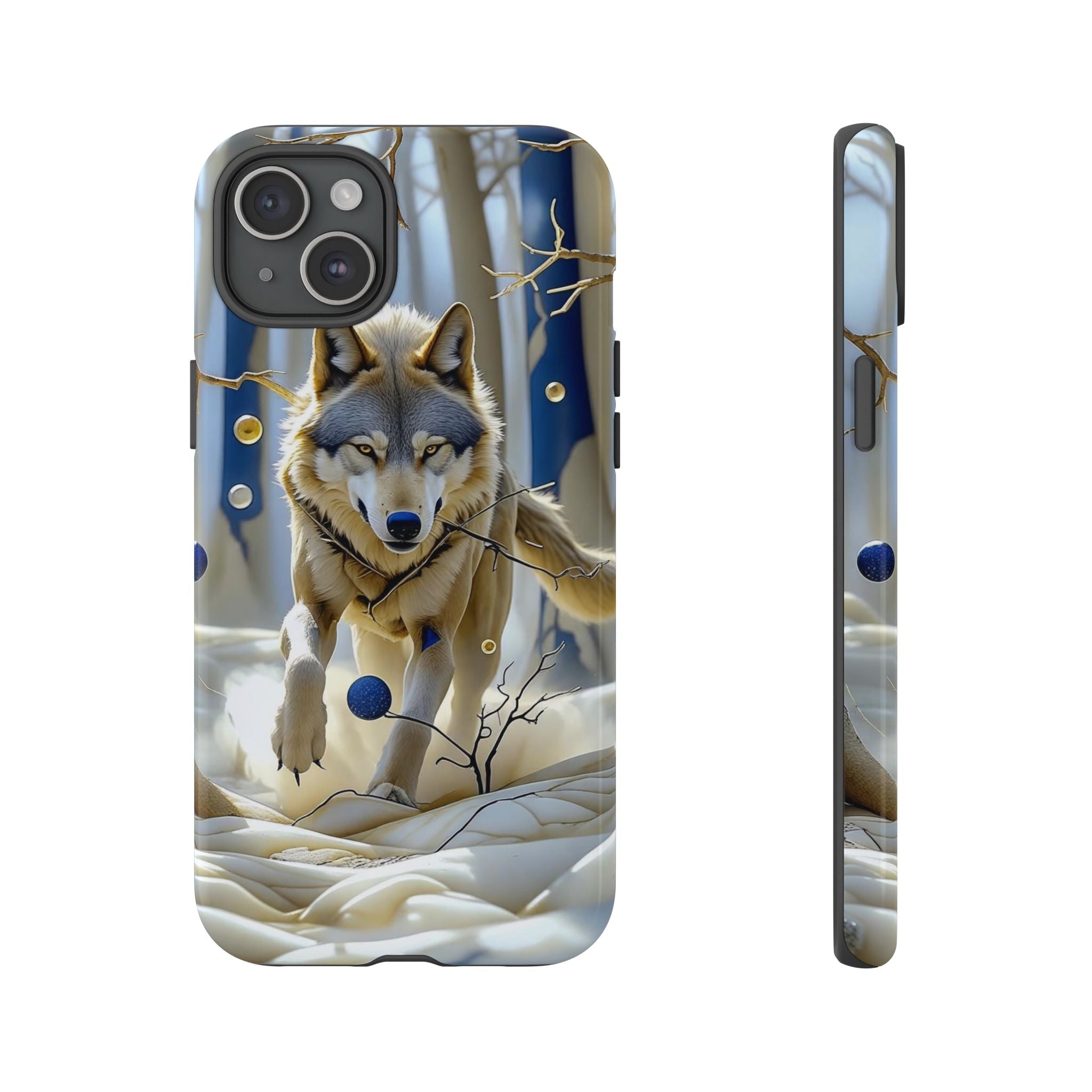Wolf in Snow iPhone Case — Rugged Wildlife