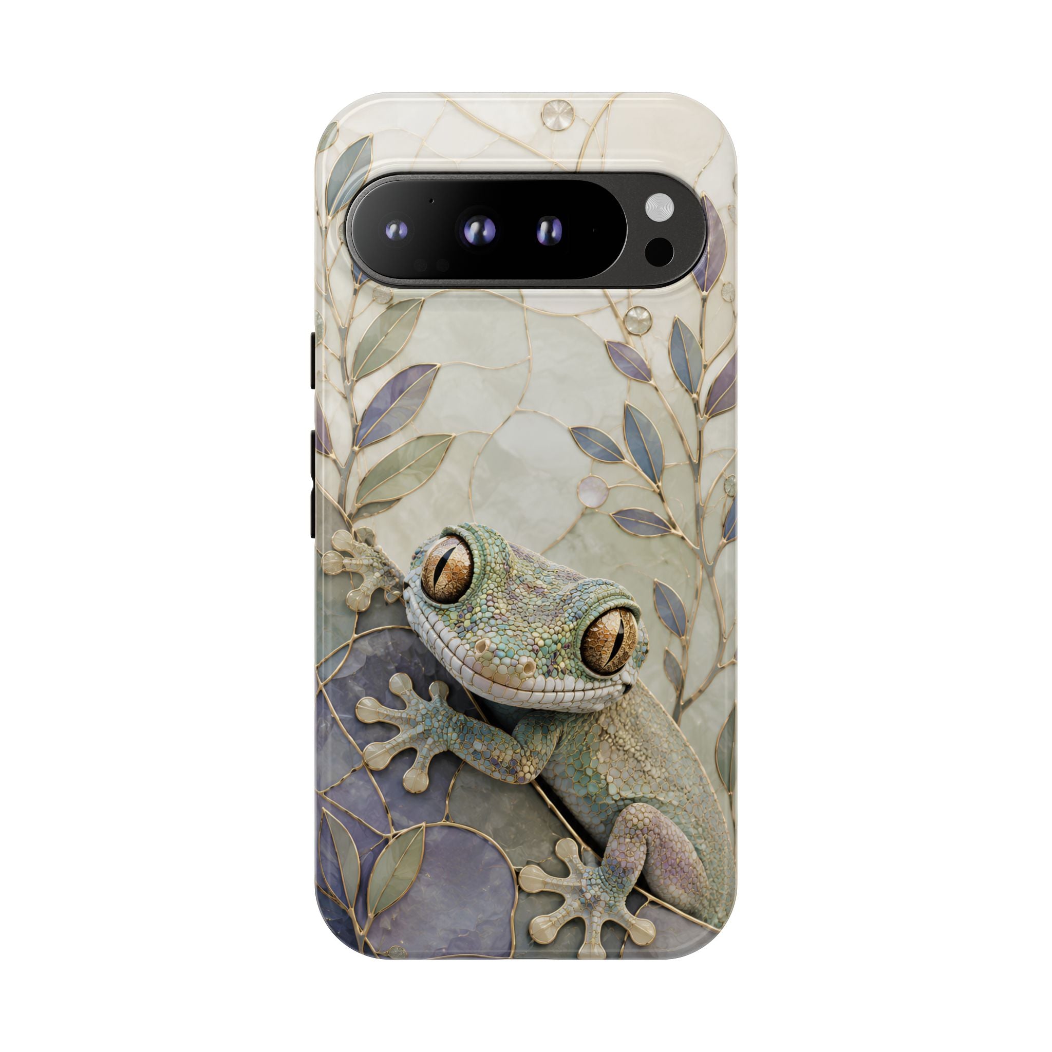 Tree Frog Google Pixel Phone Case | Stained Glass Frog Cover