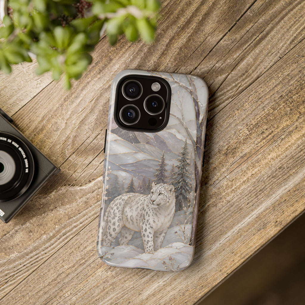 Snow Leopard iPhone Case | Winter Wildlife iPhone Case