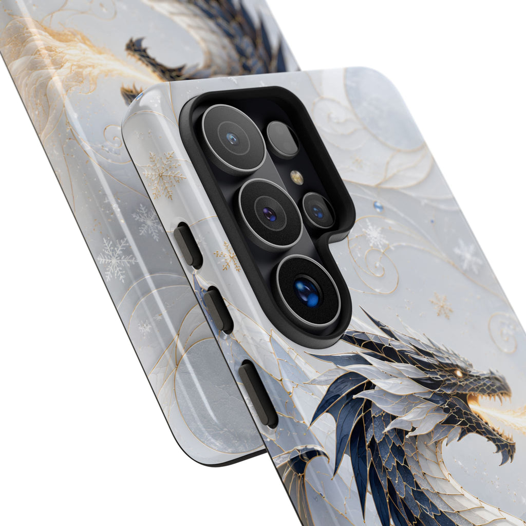 Ice Dragon Samsung Galaxy Phone Case | Winter Dragon Phone Case