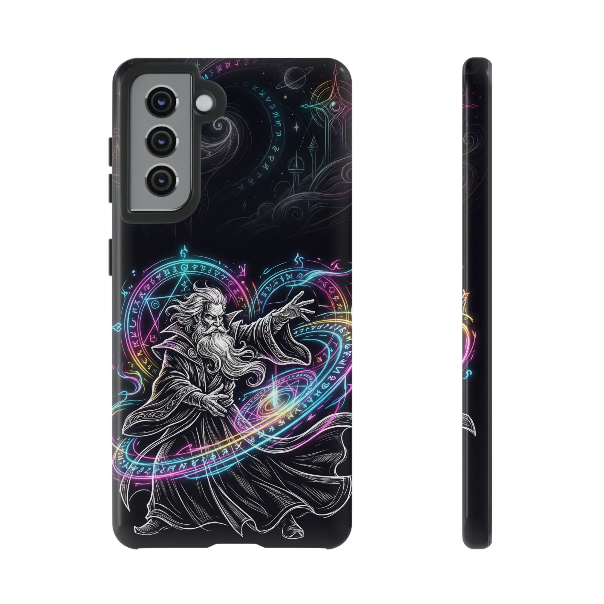 Neon Spell Art Wizard Magic Samsung Galaxy Phone Case