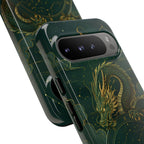 Celestial Dragon Google Pixel Phone Case | Stained Glass Dragon Phone Case