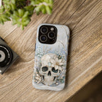 Gothic Skull iPhone Case | Winter Floral iPhone Case