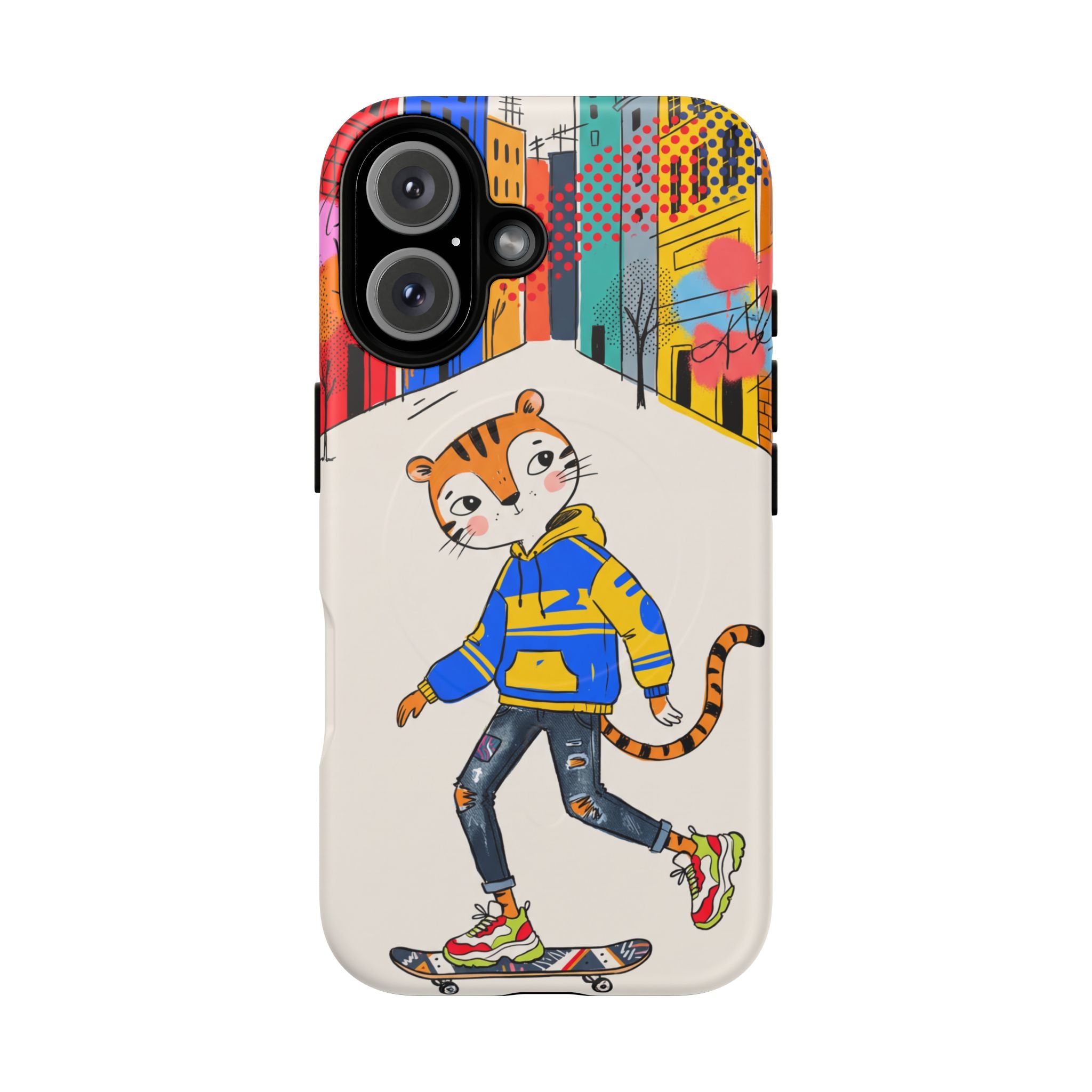 Skater Tiger MagSafe iPhone Case