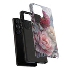 Vintage Floral Samsung Galaxy Phone Case | Peony Flower Phone Case