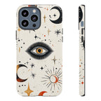 Mystic Eye iPhone Case | Celestial Moon & Star