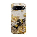 Golden Bee Google Pixel Phone Case | Floral Moon Phone Protector