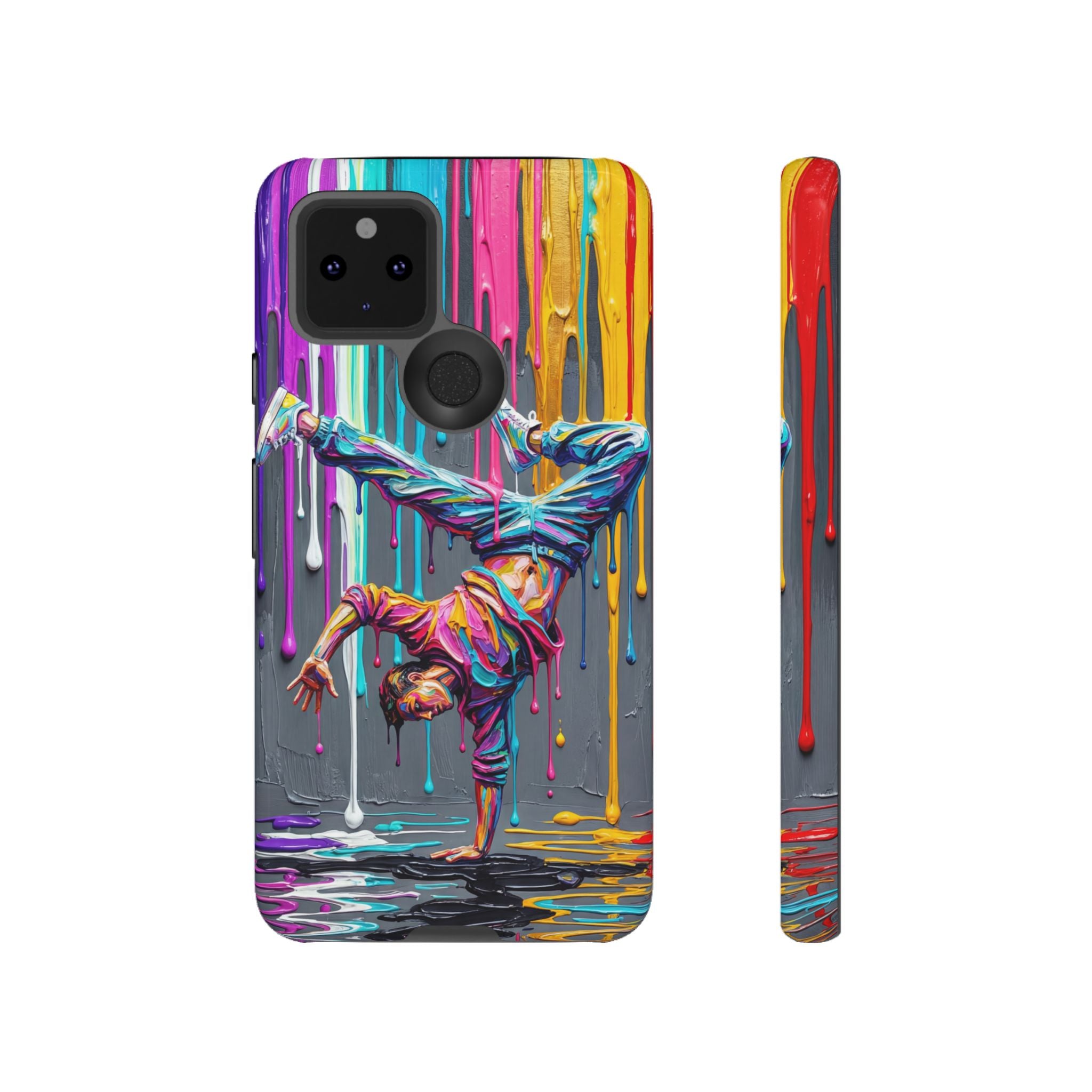 Colorful Breakdancer Graffiti Tough Google Pixel Phone Case