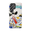 Nautical Cow Graphic Protective Samsung Galaxy Phone Case