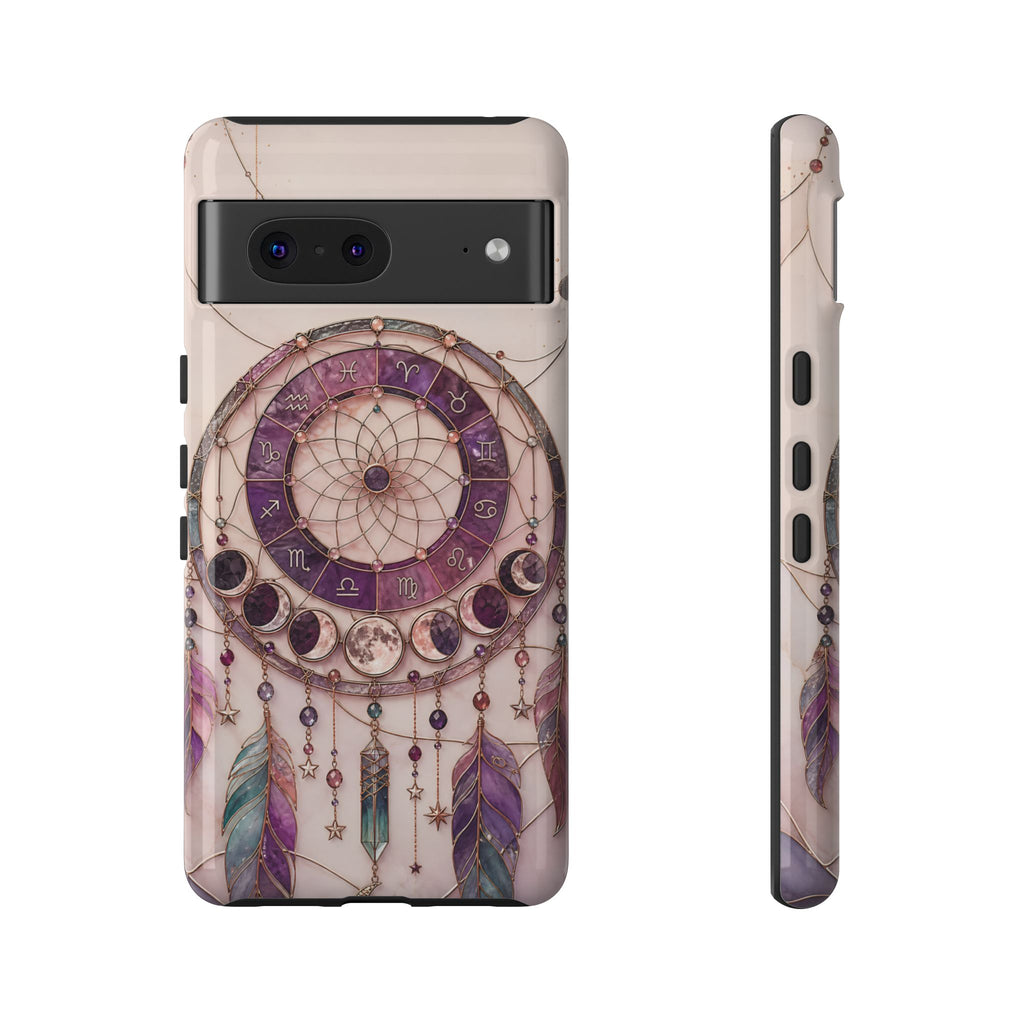 Dreamcatcher Google Pixel Phone Case | Boho Moon Phase Phone Case