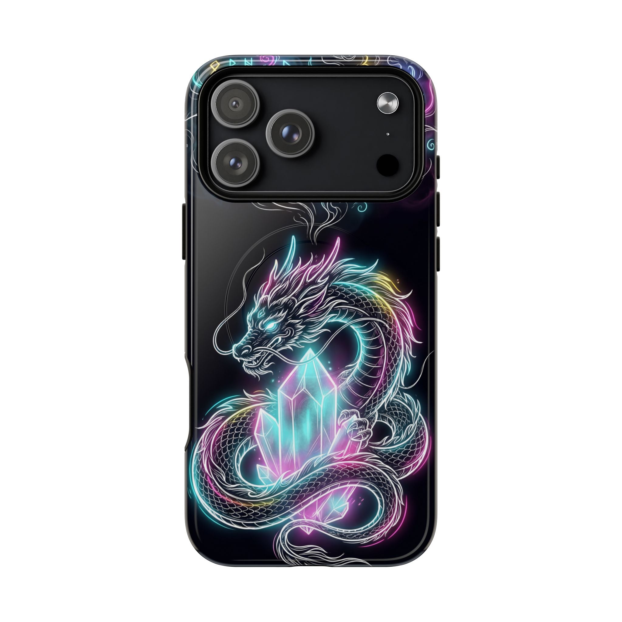 Neon Loong Crystal MagSafe iPhone Case