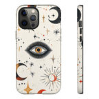 Mystic Eye iPhone Case | Celestial Moon & Star