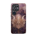 Triple Moon Goddess Samsung Galaxy Phone Case | Witchy Celestial Phone Case